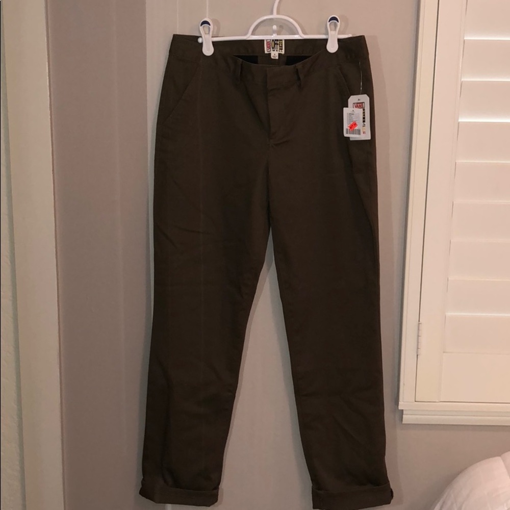 Olive Green Vans+Urban Outfitters Skater Pants